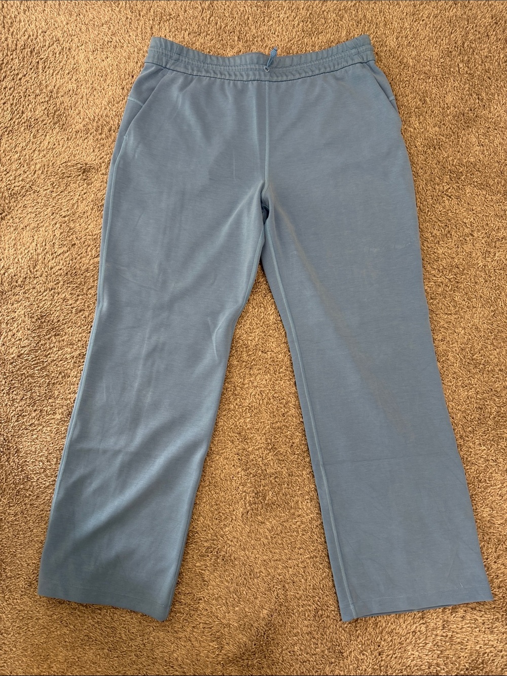 lululemon athletica Blue Straight-Leg Track Pants
